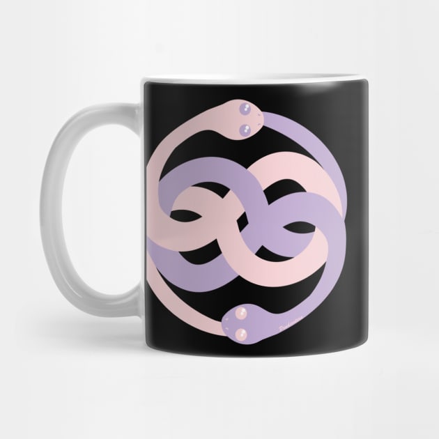 Pink and violet Auryn kawaii by Pendientera